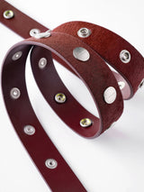 PINK PONY HAIR BUCKLE BELT