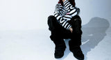 SLIM FLARE BIKER PANTS