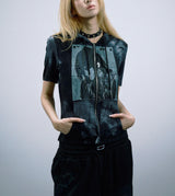 ハンドメイド タイダイ スリムフィット Tシャツ