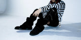 SLIM FLARE BIKER PANTS