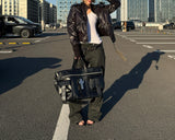 HOODED COTTON JACKET WITH DETACHABLE COLLAR