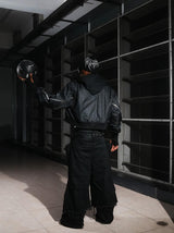 DESTRUCTION WAXED SKIRT PANTS