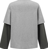 LOOSE LONG SLEEVE BOOTLEG TEE