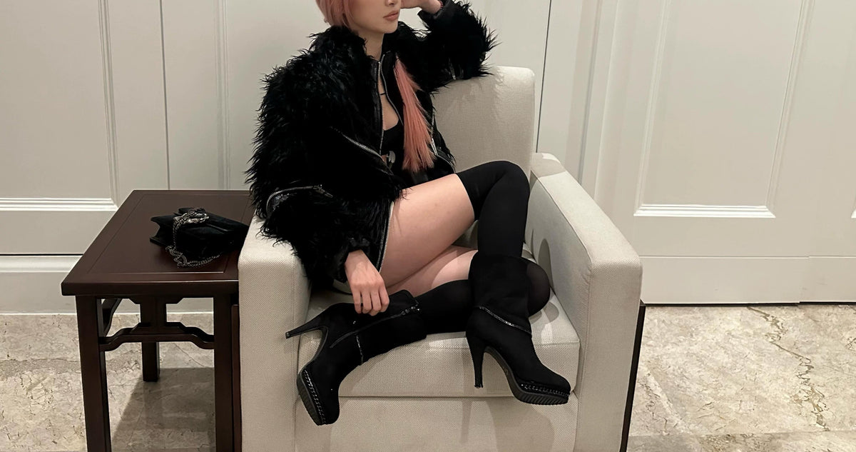 PATCHWORK LEATHER FUR JACKET