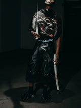 LEATHER SABER BELT