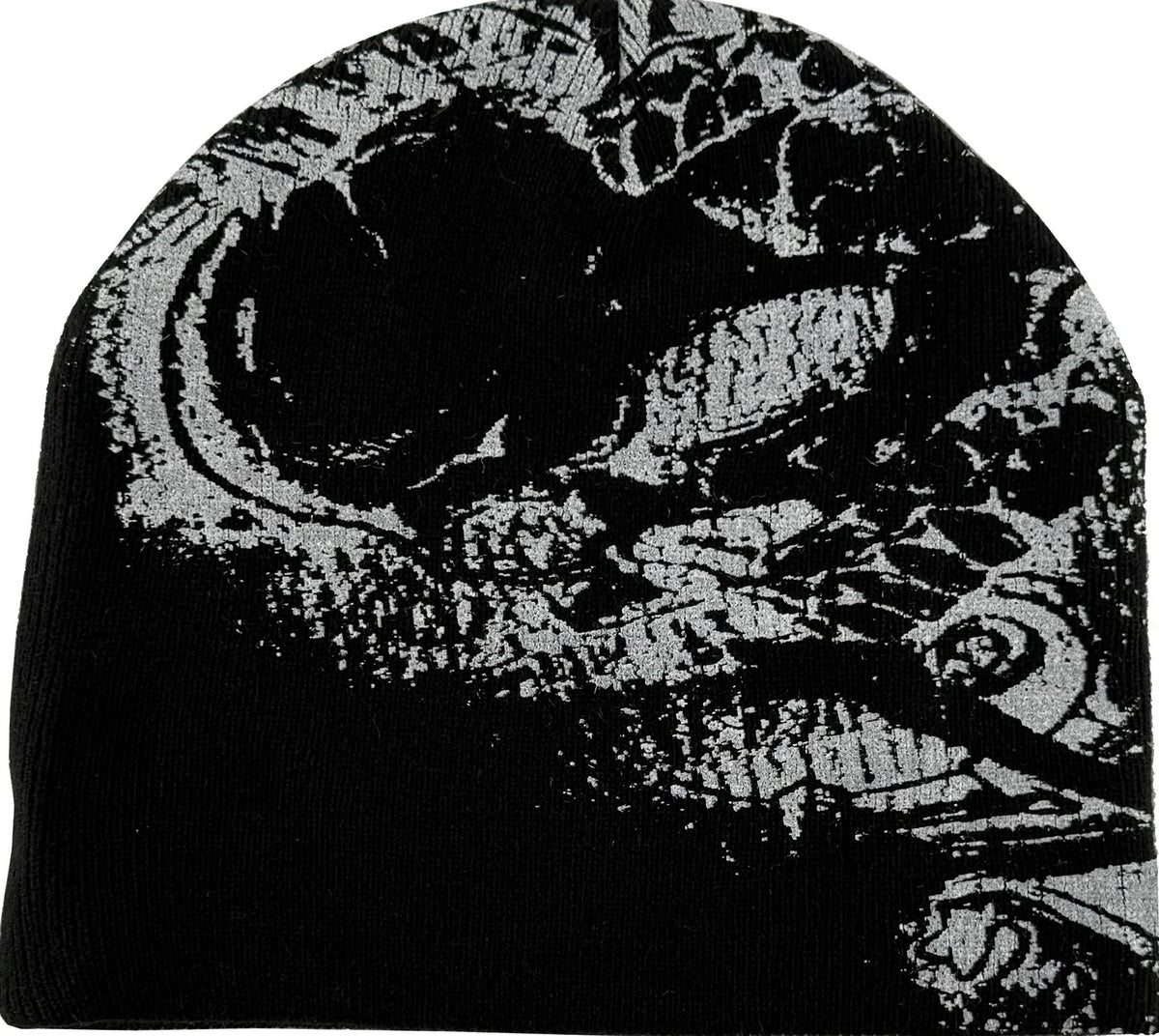 SKULL PRINT COLD CAP TEE