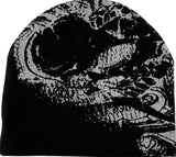 SKULL PRINT COLD CAP TEE
