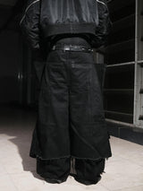 DESTRUCTION WAXED SKIRT PANTS