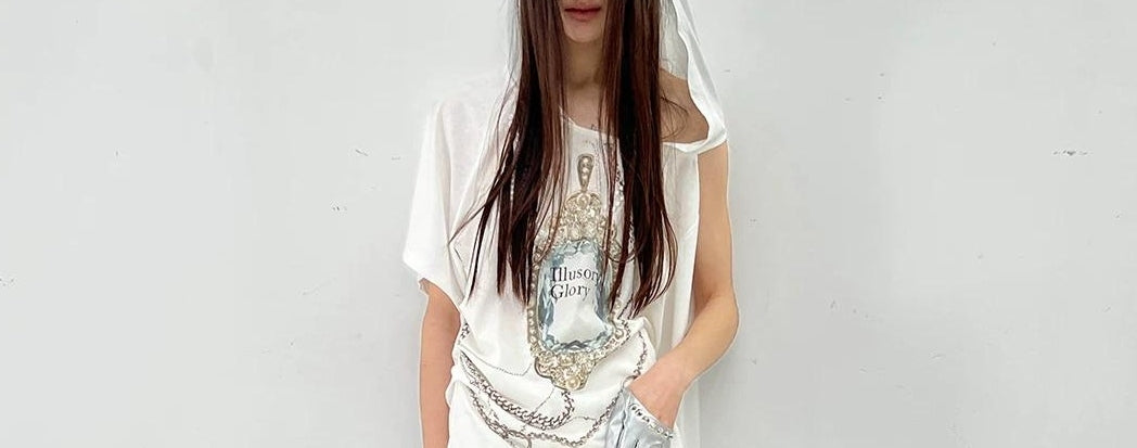 レトロジェムプリントＴシャツ