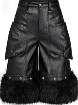 WAXED LEATHER WRESTLING PANTS
