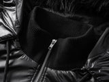 HOODED COTTON JACKET WITH DETACHABLE COLLAR
