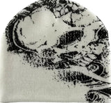 SKULL PRINT COLD CAP TEE