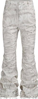 WRECKING WHITE WAX PANTS