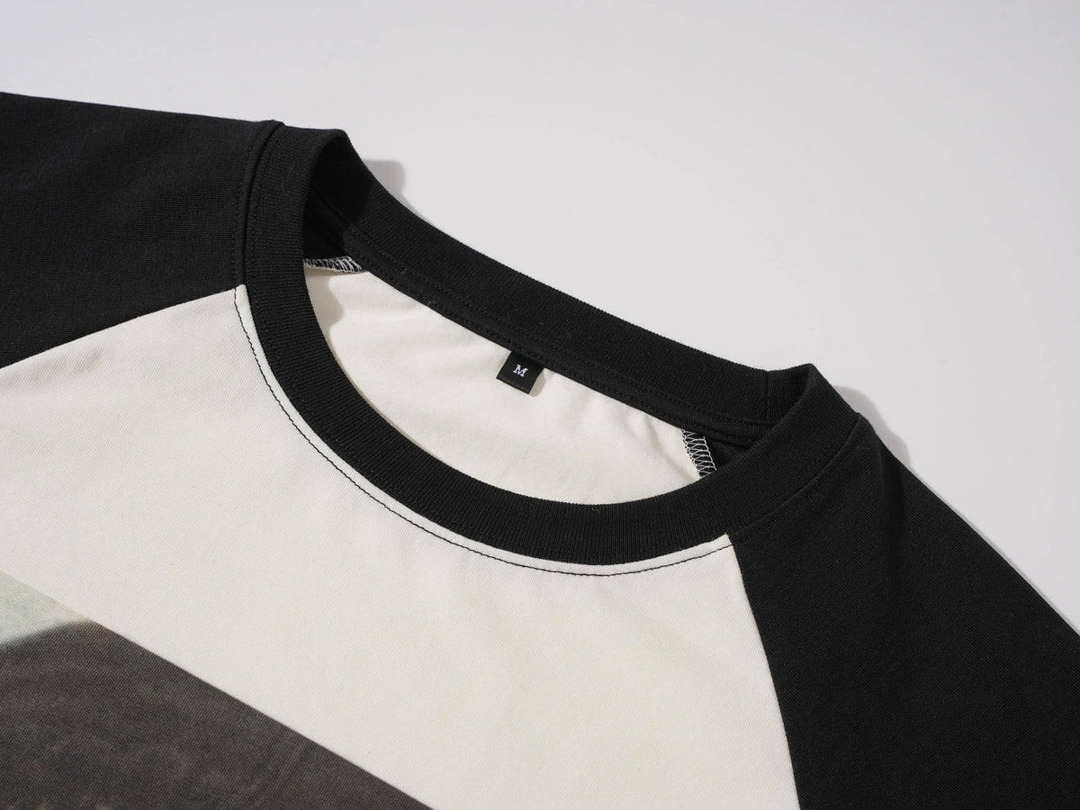 WAVE PORTRAIT PRINT TEE