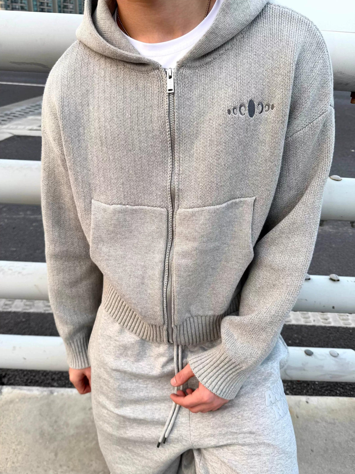 カジュアル カシミア ニット ジャンパーコート