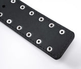 STUDDED CROSS BELT WITH BURST PATTERN
