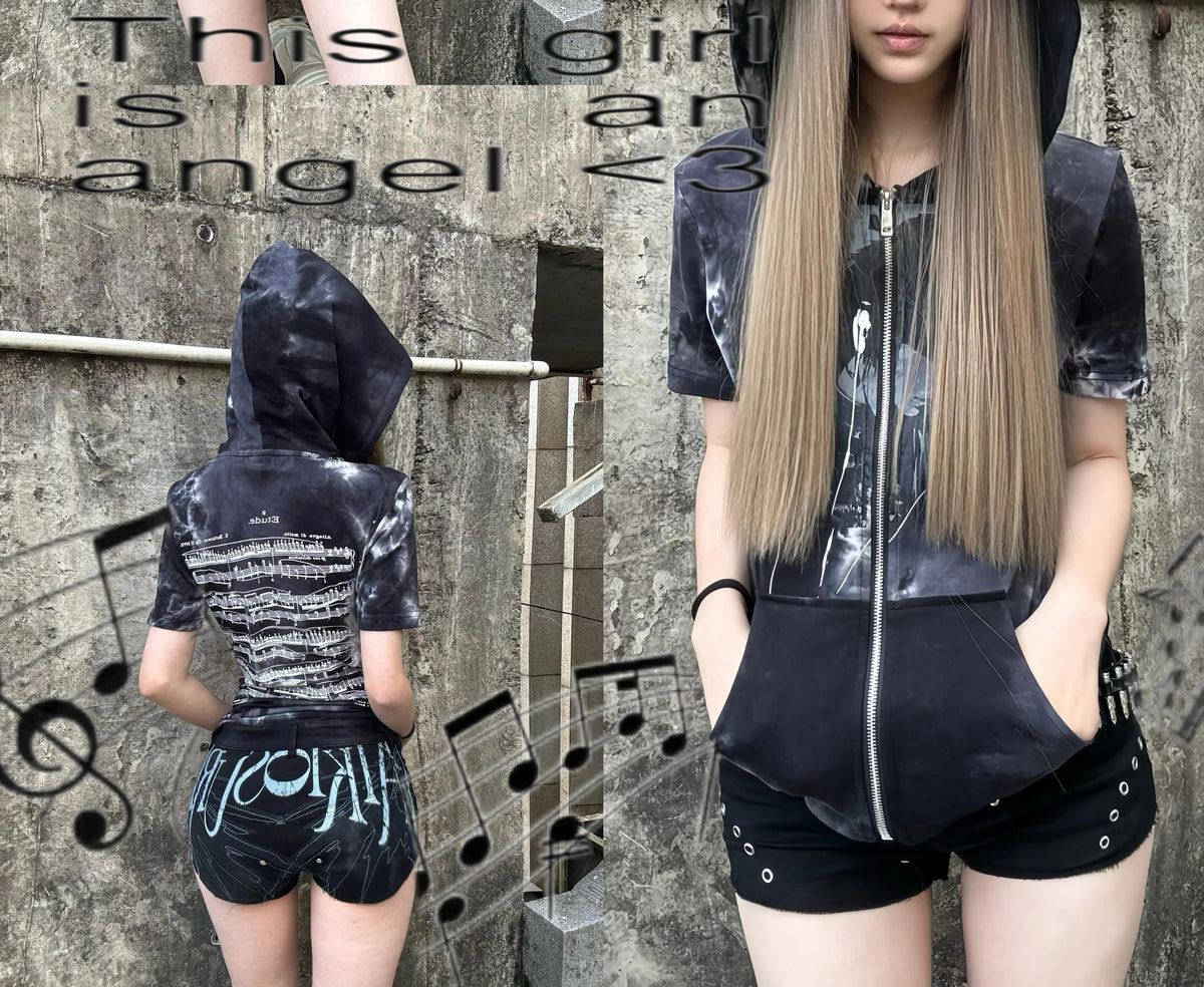 ハンドメイド タイダイ スリムフィット Tシャツ