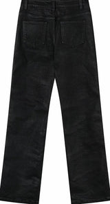MULTI-ZIPPER SLIM FIT PANTS