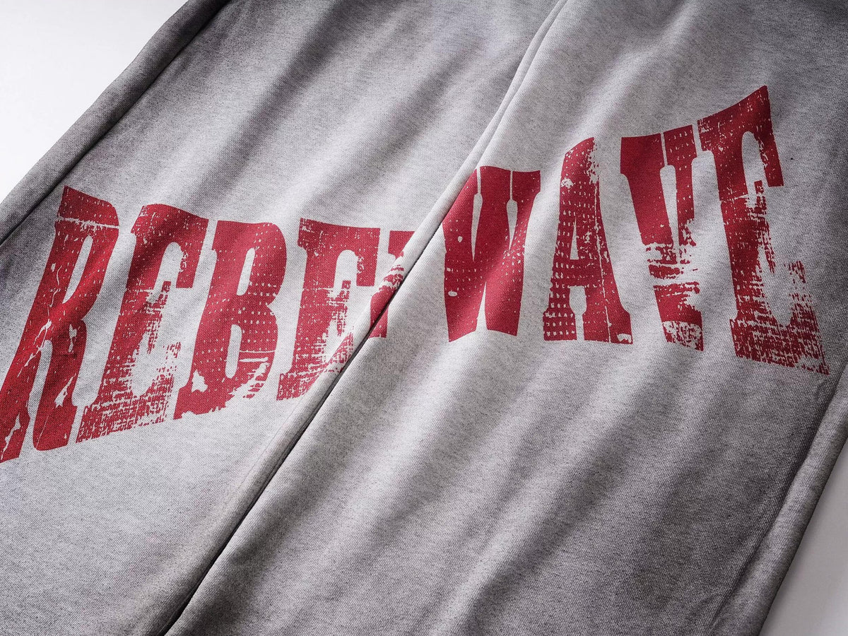 REVERSIBLE SLOGAN SWEATPANTS