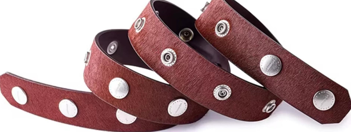 PINK PONY HAIR BUCKLE BELT