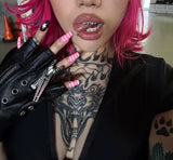 PUNK LAYERED ZIPPER GLOVES