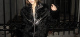 PATCHWORK LEATHER FUR JACKET