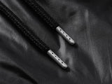 HOODED COTTON JACKET WITH DETACHABLE COLLAR