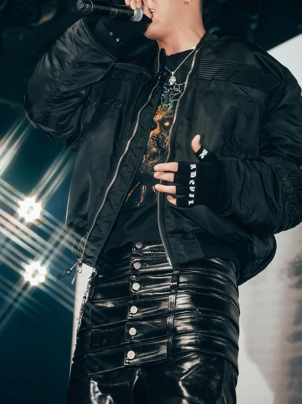 MULTI-WAIST LEATHER PANTS
