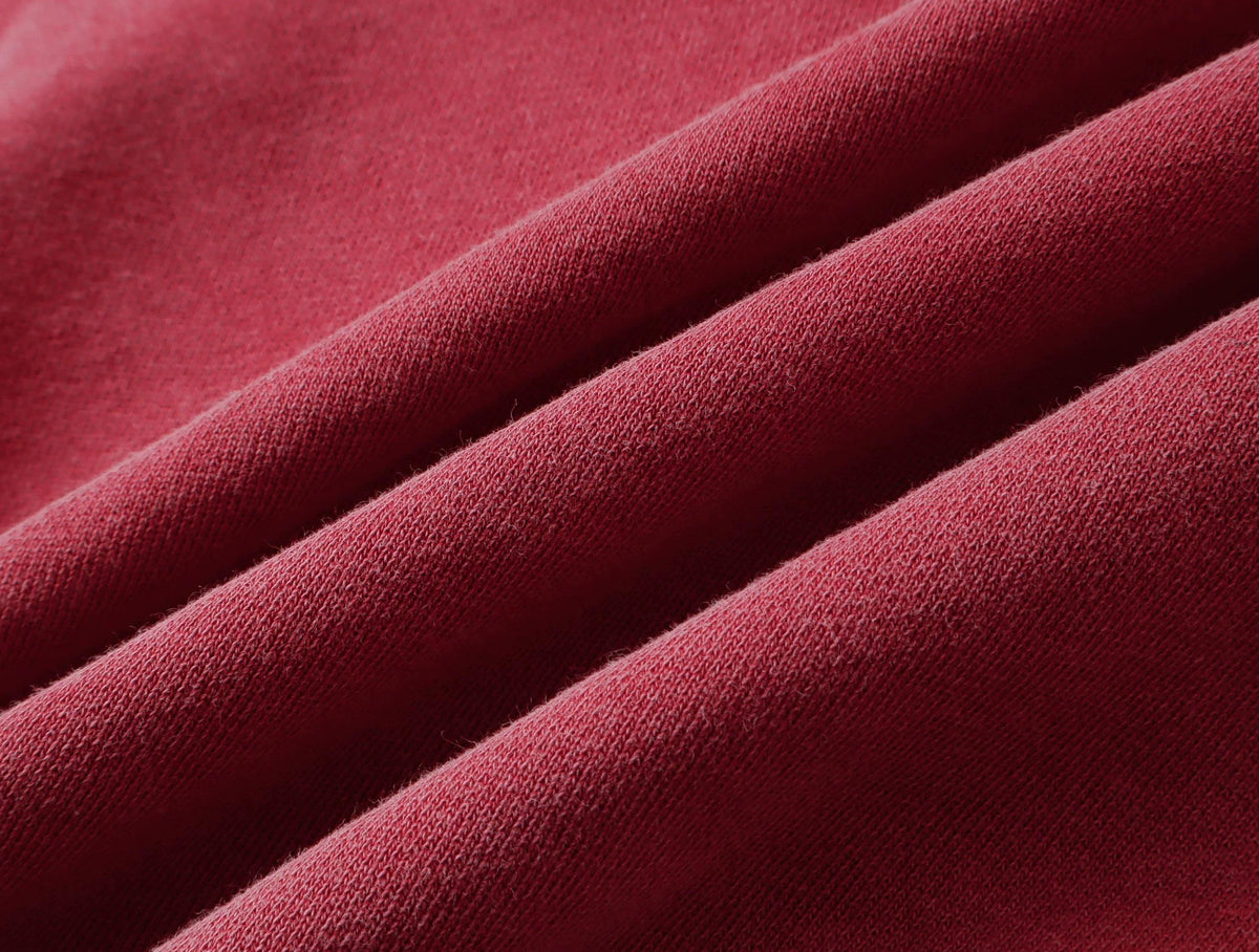PINK WASHED ZIPPER HOODIE