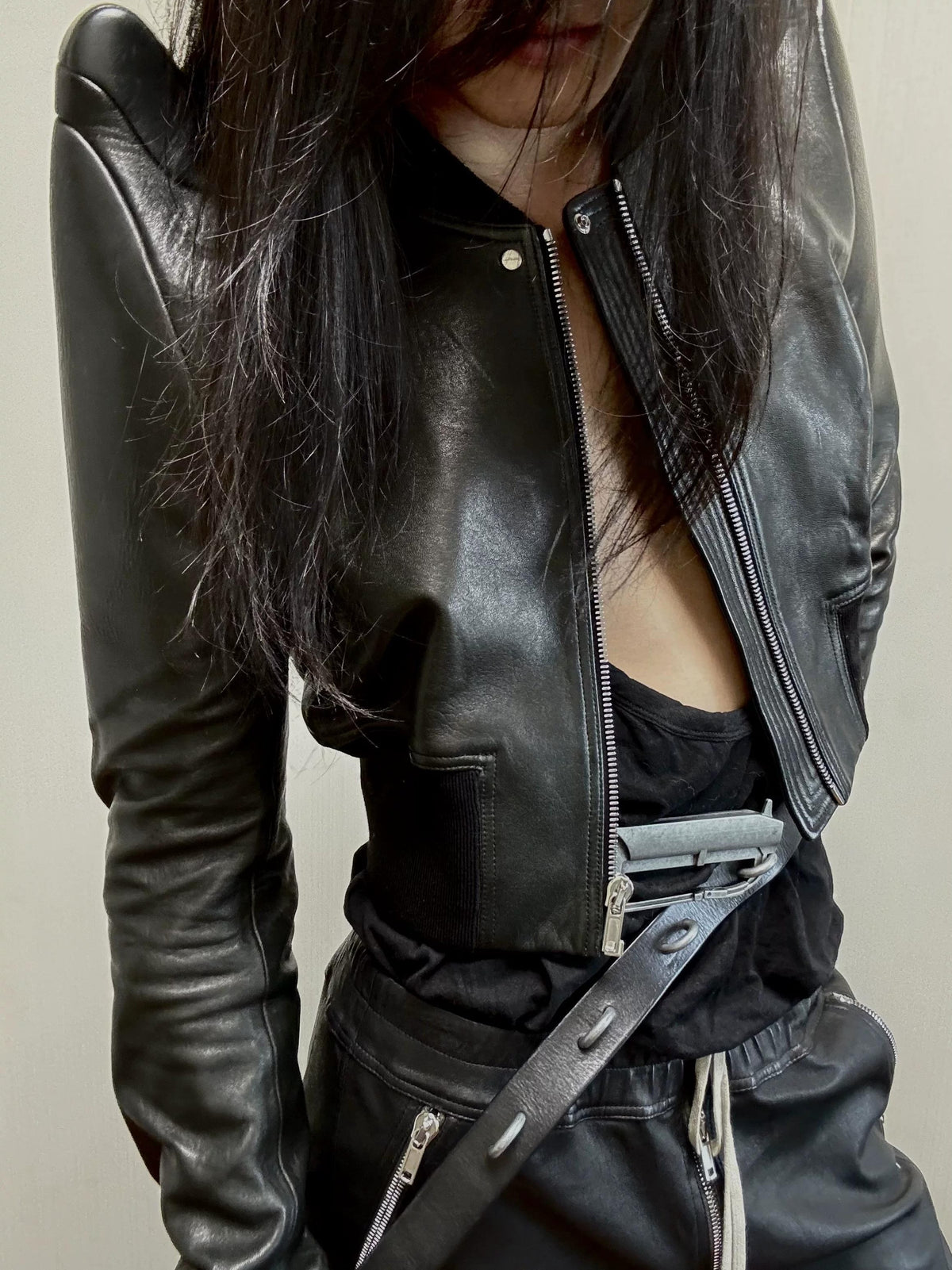 LEATHER SABER BELT