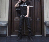 STUDDED PRINT POLO SHIRT
