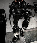 FUR COLLAR MULTI-ZIP JACKET