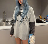 LOOSE LONG SLEEVE BOOTLEG TEE